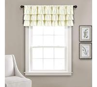 Lush Decor Belle cantonnière Style Shabby Chic Ivoire 45,7 x 213,4 cm
