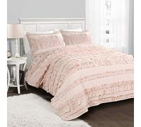 Lush Decor Belle Parure de lit 2 pièces, Twin, Rose Blush