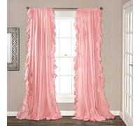 Lush Decor Reyna Lot de Rideaux de fenêtre Rose 137 x 213 cm