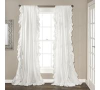 Lush Decor Reyna Rideaux de fenêtre Blanc 137 x 274 cm