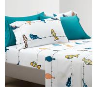 Lush Decor Rowley Birds Parure de lit Douce 6 pièces, Grand lit, Multicolore