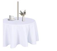 LUSHVIDA Nappe de table pour l'intérieur et l'extérieur - Lavable, imperméable et infroissable - Avec fermeture éclair et trou pour parasol - Pour le printemps, l'été, les fêtes, les pique-niques, les
