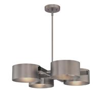 Lustre 4 Ampoules E27 60 W Westinghouse Zaro Étain Lumière suspendu Moderne