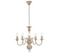 Lustre 5 Ampoules Lampe Suspendue Lustre Luminaire Eclairage Salon vidaXL