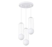 Sollux Lighting Brina lampe suspendue 3x8 W blanc SL.1335