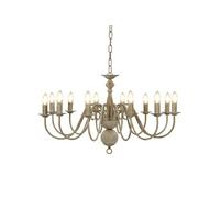 vidaXL Lustre - Blanc antique