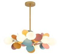 Lustre de chambre à coucher moderne à fleurs pour filles et garçons Multicolore G