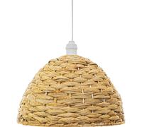 Lustre de plafond en herbe de mer - Suspension de style Boho Bali - Ngu Bois naturel