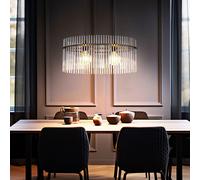 Globo Lighting Gorley lampe suspendue 2x60 W noir 15698H3