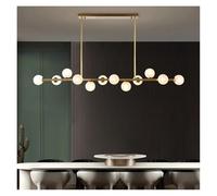 Lustre décoratif pour Salle à Manger, suspensions, éclairage intérieur, luminaires, plafonniers, Lampes de Salon élégantes (12 - Verre Blanc, Style épuré)