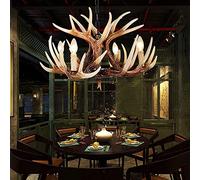Lustre en Bois de cerf, lustres rustiques en Bois de cerf, plafonnier en Bois de résine de Style Vintage avec chaîne, Hangi fabriqué en Chine