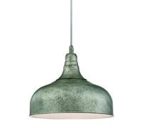 Lustre Industriel Plafonnier Lampe suspendue Morton Acier Antique 1 Ampoule E27