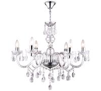 Lustre Kron lampe suspendue lustre au plafond télécommande claire dans un ensemble comprenant des lampes LED RVB
