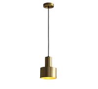 Lustre Laiton Brossé Lumière Nordique Industrie Créative Lustre Réglable en Métal Suspendu Vintage Maison Cuisine Luminaire pour Salon Chambre Couloir Bar Café/D/a