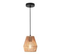 Lustre lampe lumière suspendu suspension en corde tissée liverpool 160 x 18 cm beige lux.pro