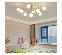 Lustre LED Boule créatif, Style Moderne, pour Chambre à Coucher, Salon, Hall d'entrée, plafonnier (intensité Variable, 9 têtes Vertes)