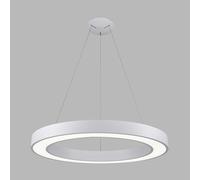 Lustre LED dimmable SATURN, Variante : Ø 800mm, 80W, 4200lm, 3000K, blanc, TRIAC