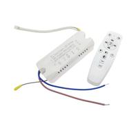 Lustre LED Intelligent 2.4G, télécommande + contrôle par application, alimentation variable for plafonnier à ruban bicolore x2(3Pin-(8-24W) x2)