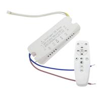 Lustre LED Intelligent 2.4G, télécommande + contrôle par application, alimentation variable for plafonnier à ruban bicolore x2(3Pin-(37-60W) x2)