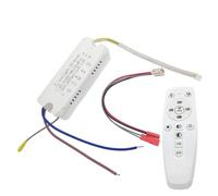 Lustre LED Intelligent 2.4G, télécommande + contrôle par application, alimentation variable for plafonnier à ruban bicolore x2(2Pin-(25-40W) x2)