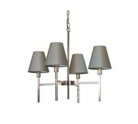 Lustre Lucerne moderne nickel brossé 4xE14 25W Elstead