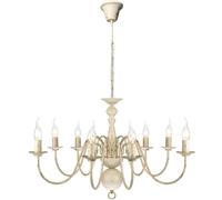 Lustre Métal Noir Antique 8 Ampoules E14 Suspension Plafonnier Lampe vidaXL