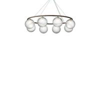 Lustre Ovale Miira 8, Bronze Foncé/optique Transparent