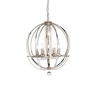 Lustre plafonnier suspension lampe salle à manger D 60,7 cm acier 7 flammes