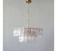 Lustre rétro, Nuages de Bon augure sculptés à la Main en Verre, Art Antique, Lampes et lanternes de Luxe pour Chambre à Coucher, Salon, Salle à Manger, 4 Couches 80 cm