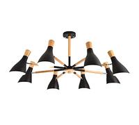 Lustre Sputnik de Style Industriel Moderne, Plafonnier Pour Salon, Salle À Manger, Cuisine, Chambre À Coucher, Style Charmant Ou Noir, 5 Têtes/Charmant Ou Noir/8 Têtes