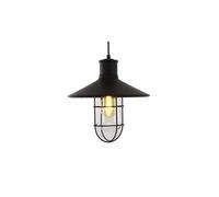 Lustre Suspendu EDM Vintage Aluminium Noir 60W E27