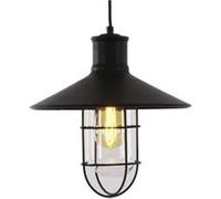 Lustre Suspendu EDM Vintage Aluminium Noir 60W E27 G