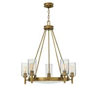 Elstead Lighting Lampe suspendue Collier HK-COLLIER5 5x40 W Laiton