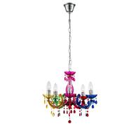 Lustre Suspendu Lumière Plafond Lampe Pendule Salle À Manger Éclairage Lustre Coloré Globo 63118-5