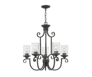 Lustre suspension lampe suspension salon 5 ampoules classique
