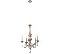 Lustre suspension plafonnier acier or D 61,6 cm lampe de salle à manger