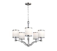 Elstead Lighting Prospect Park lampe suspendue 5x60 W chrome-nickel FE-PROSPECT-PARK5