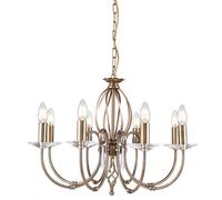 Elstead Lighting Aegean lampe suspendue x60 W laiton AG8-AGED-BRASS