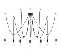 Sollux Lighting Edison lampe suspendue x60 W noir SL.0372