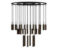 Lustre Tubulaire Audo 38 Aluminium/ Bronze Anodisé