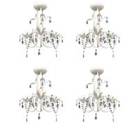 Lustre VidaXL - Blanc Cristal