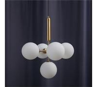 Lustres minimalistes Modernes Multi-têtes en Forme de Raisin G9 Lampes suspendues en Verre Salon Italien Chambre Lampe de Chevet, Cuisine