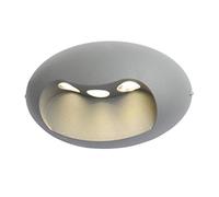 Lutec 563800018 Applique Eyes 1L, Métal, Intégré, 9 W, Gris