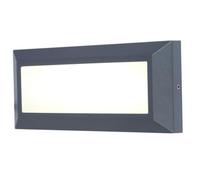 Lutec Applique murale Helena 5191601118 LED intégrée 10W 400 lm 4000K IP54 Anthracite