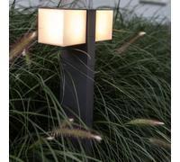 Lutec Cuba Borne lumineuse sur socle LED 2 sources lumineuses, 7193801118,