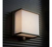 Lutec Doblo Applique murale solaire LED carrée, avec détecteur de mouvements, 6943701125,