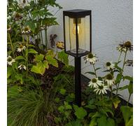 Lutec Flair Potelet E27 1 source lumineuse avec panneau solaire, 6988802012,