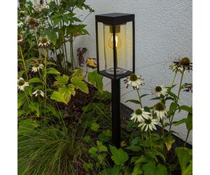 Lutec Flair Potelet E27 1 source lumineuse avec panneau solaire, 6988802012,