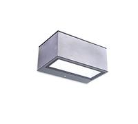 Lutec Applique murale extérieure Gemini 5189103118 LED rectangulaire gris