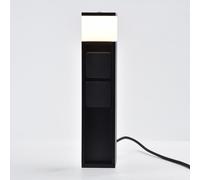 Lutec Mains Borne d’éclairage avec prises électriques, LED, 7202203012,